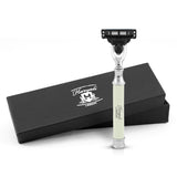 Haryali's Round 3 Edge Shaving Razor Ivory Color