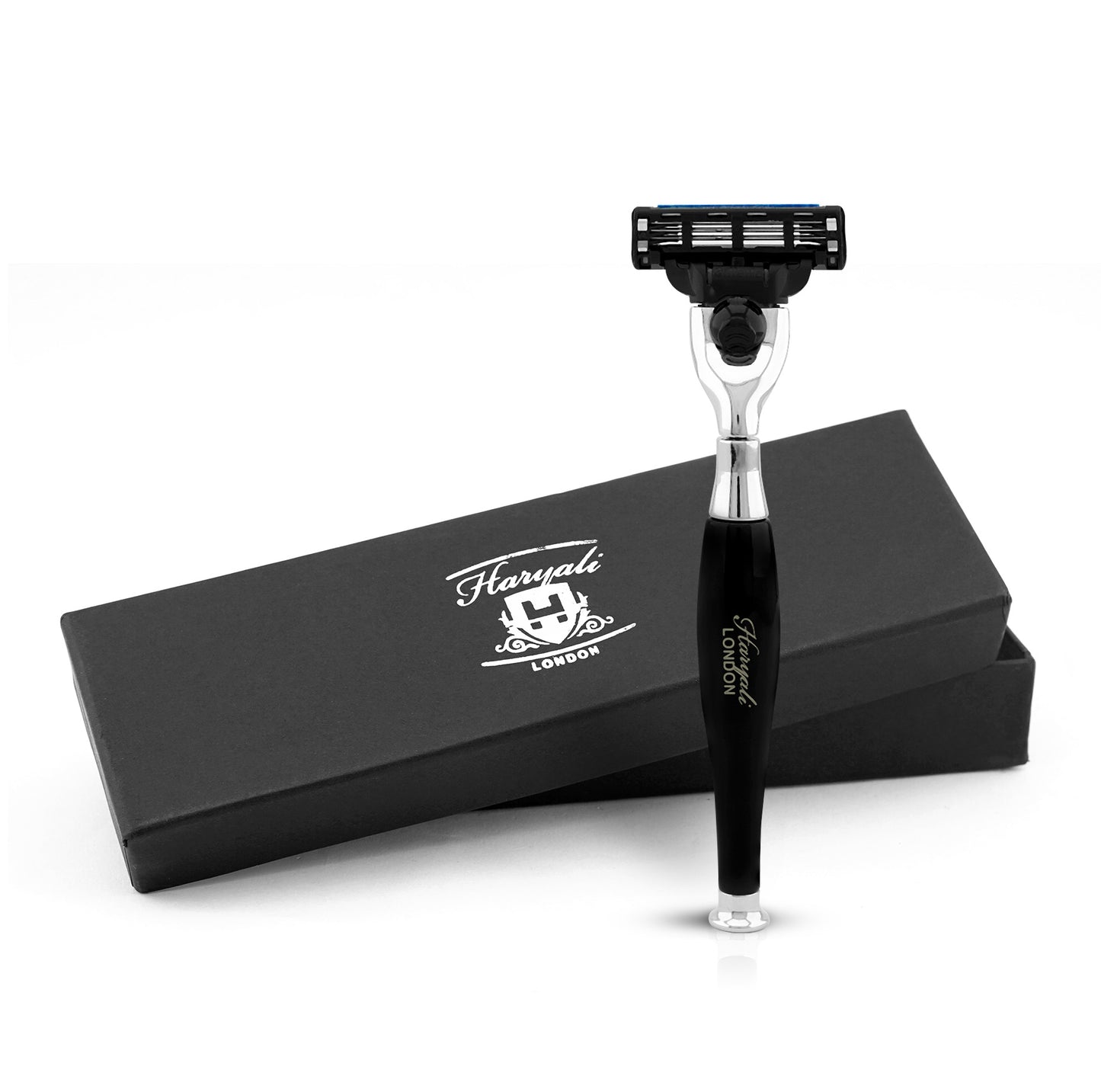 Haryali's Tandoori 3 Edge Shaving Razor Black Color