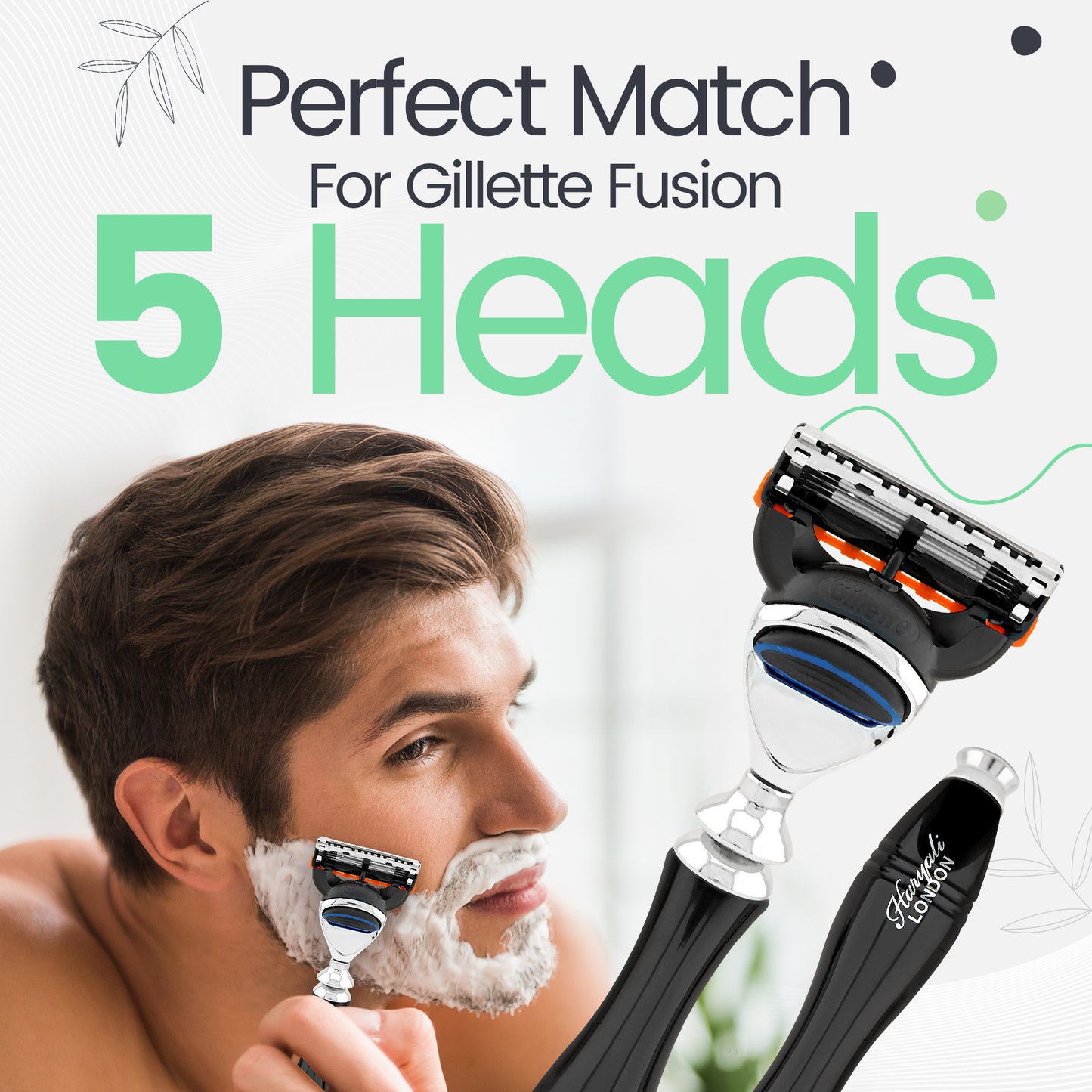 Haryali's Apex 5 Edge Shaving Razor - Black