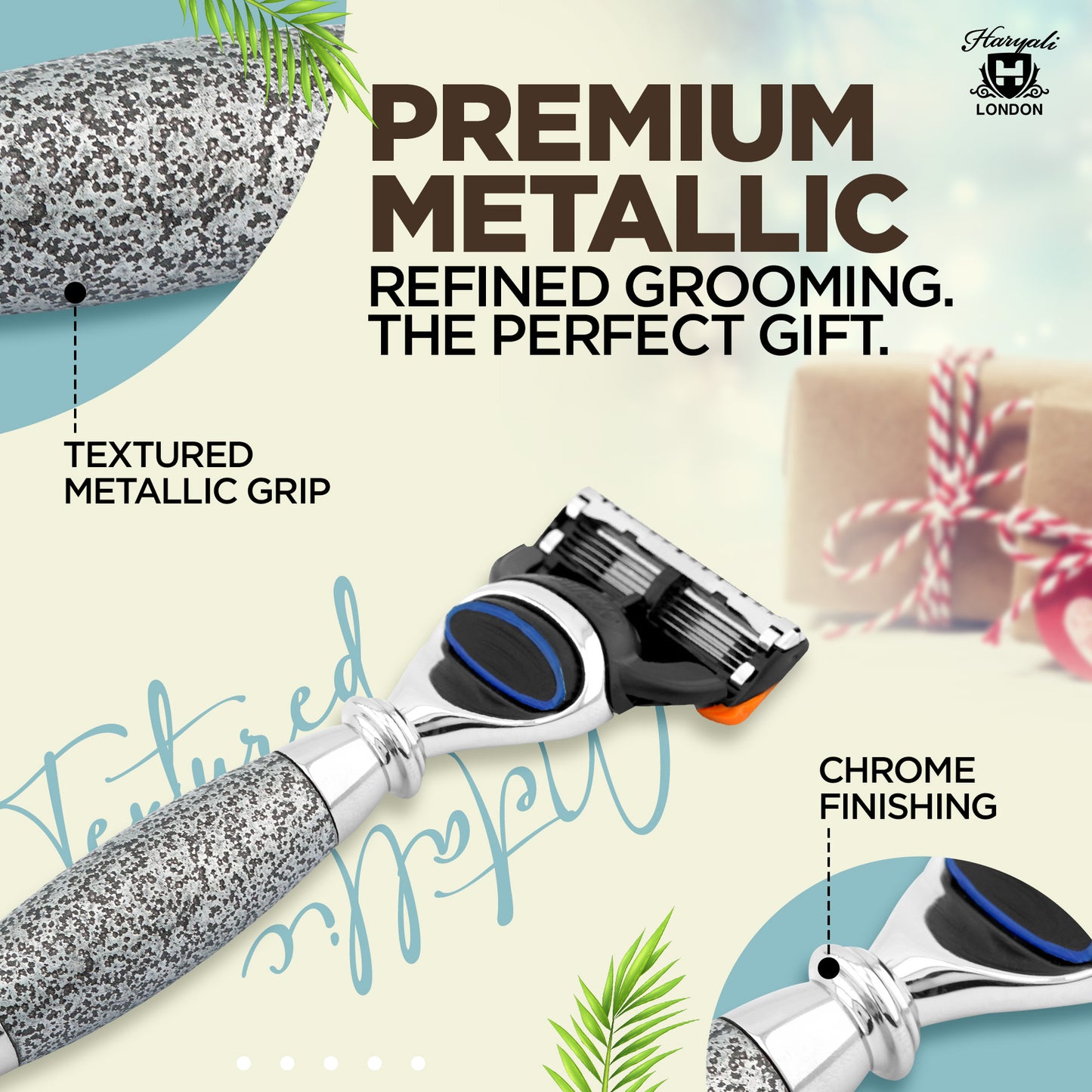 Tandoori Antique 5 Edge Shaving Razor - Silver