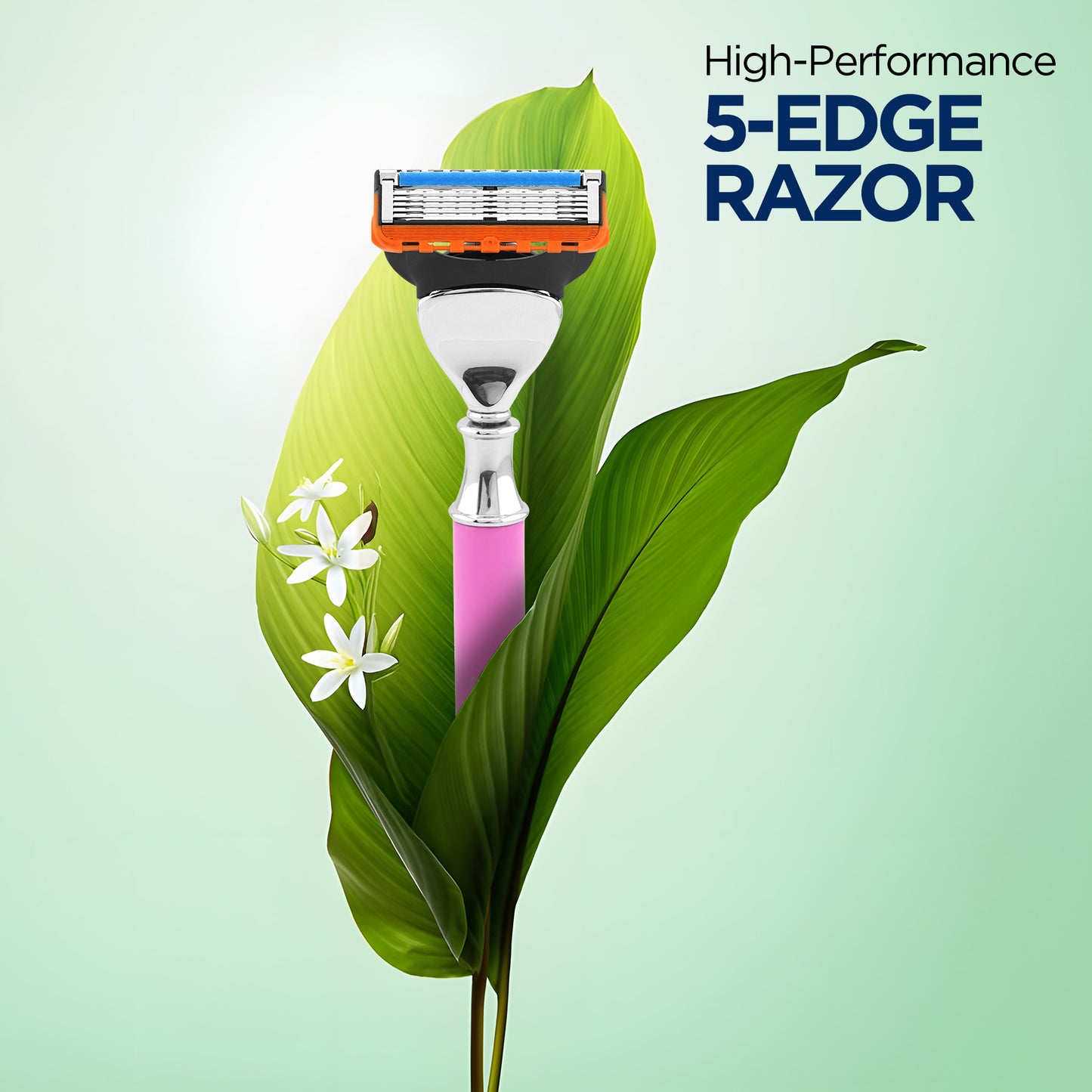Round 5 Edge Shaving Razor Pink