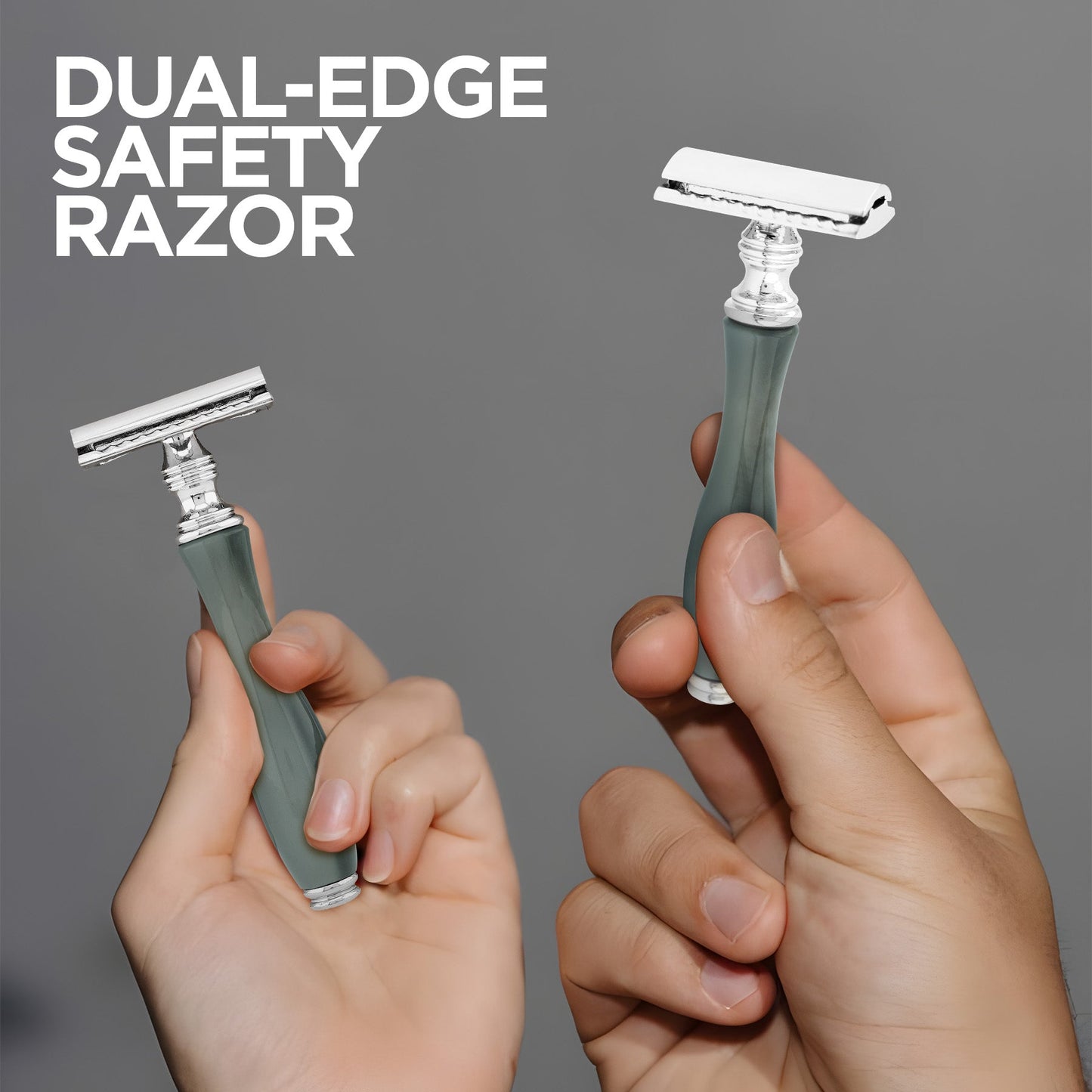 Haryali's Double Edge Safety Razor - Blue