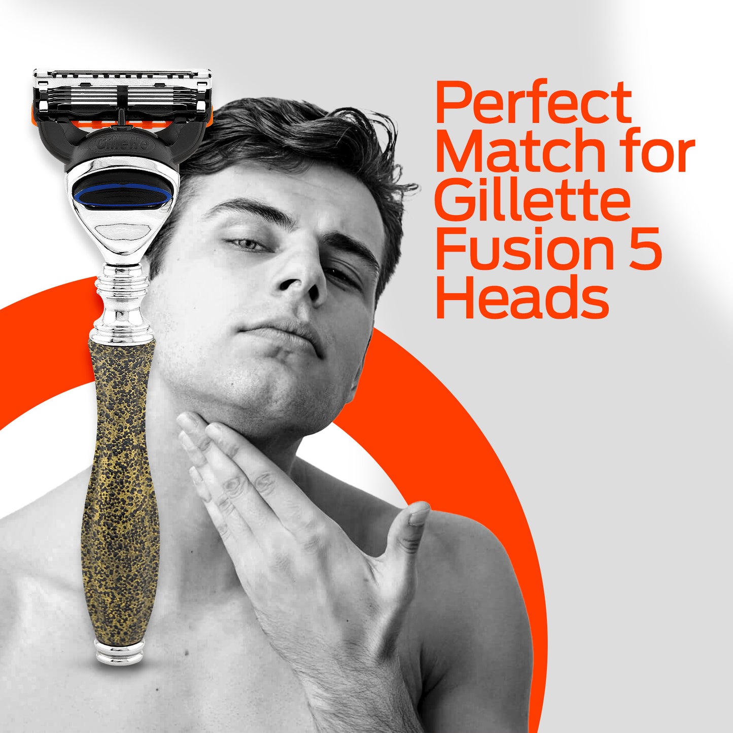 Haryali’s gold 5 edge shaving razor for wet shave and smooth finish