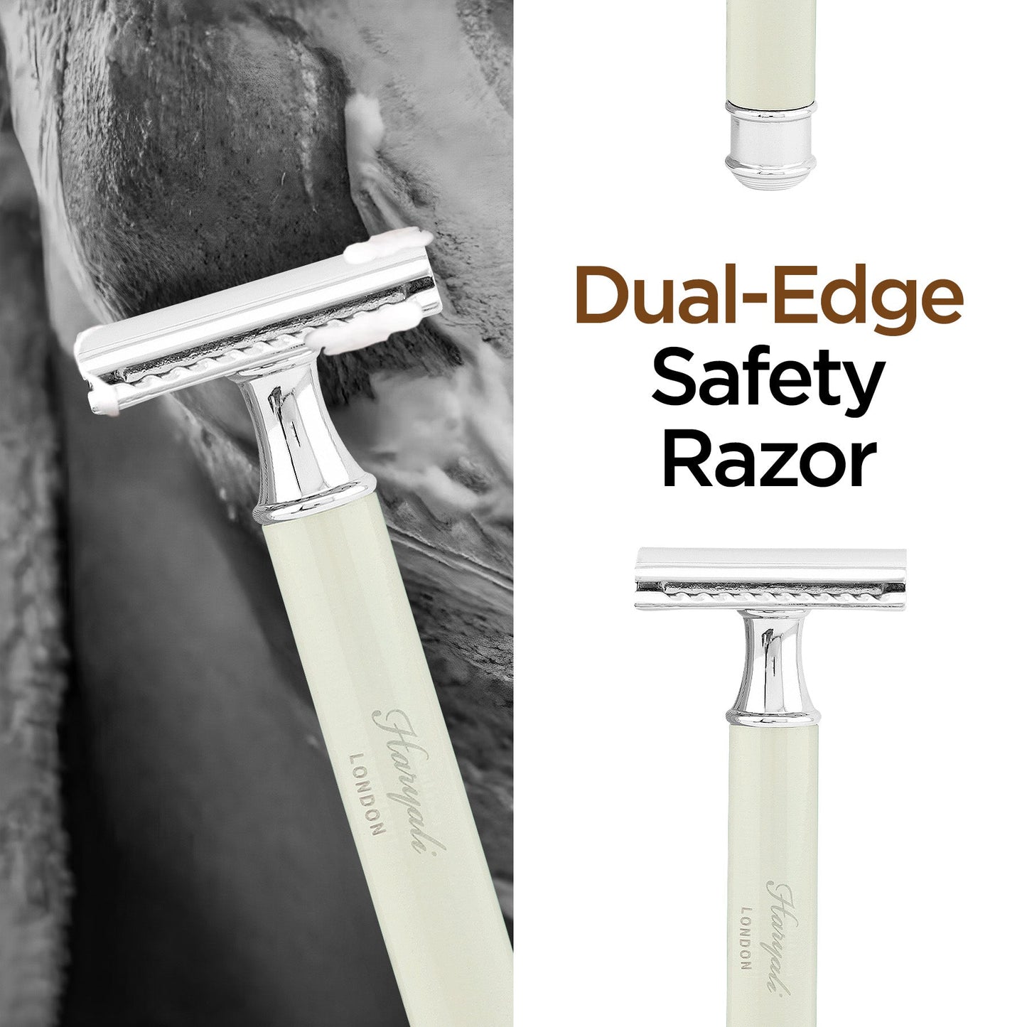 Titan ivory razor for skin comfort