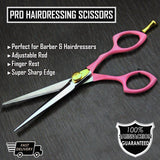 Hairdressing Salon Pink color Scissor - HARYALI LONDON