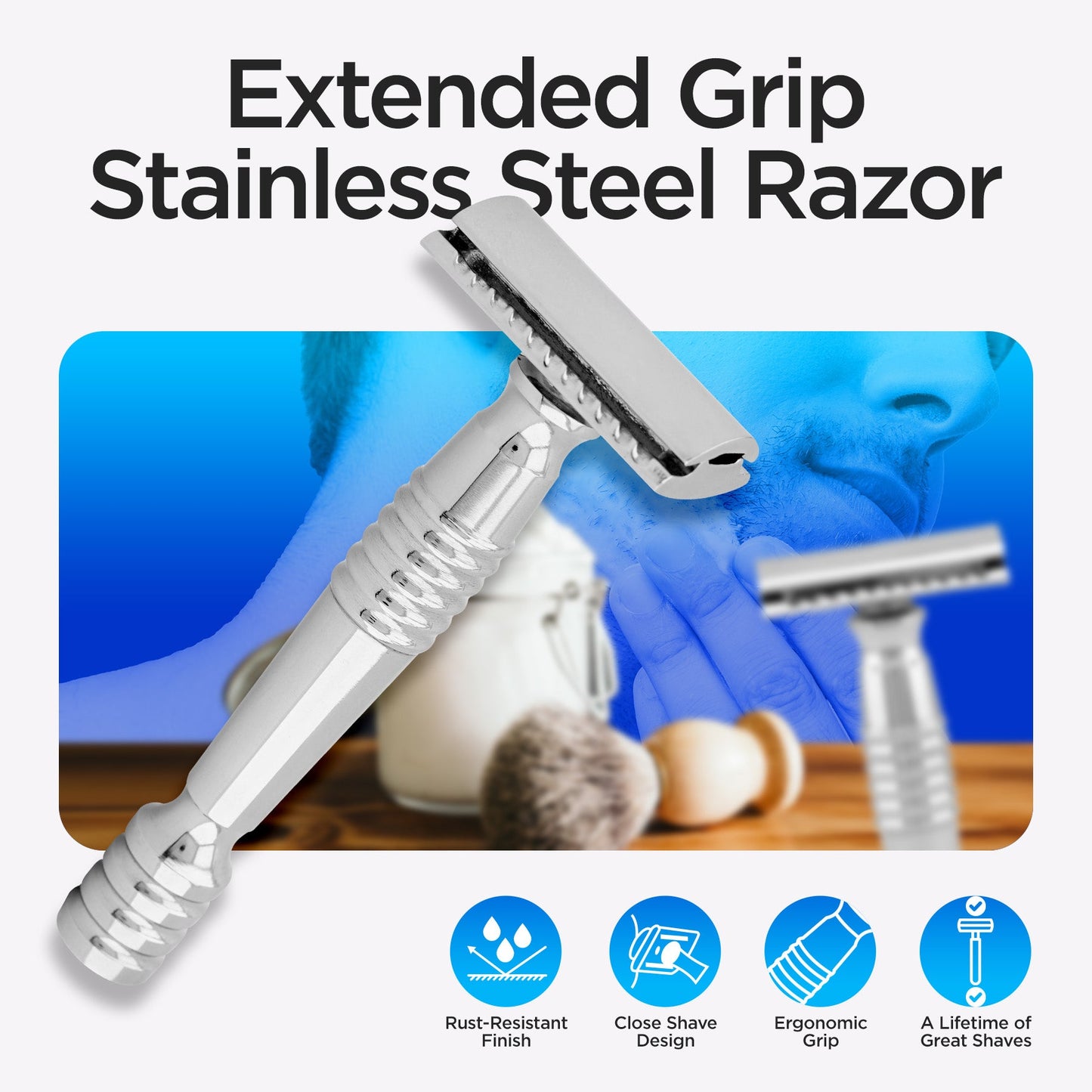 stainless steel razor