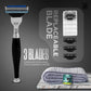 Haryali's Tandoori 3 Edge Shaving Razor Black Color