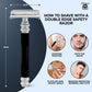 Butterfly Safety Razor Black
