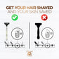Haryali's Round 3 Edge Shaving Razor Ivory Color