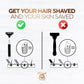 Haryali's Round 3 Edge Shaving Razor - Black