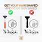 Haryali's Round 3 Edge Shaving Razor - Orange