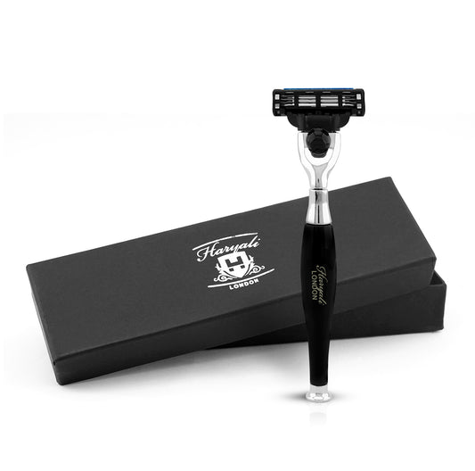 Haryali's Tandoori 3 Edge Shaving Razor Black Color