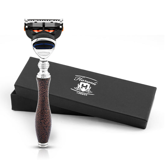 Haryali's Antique 5 Edge Shaving Razor - Maroon