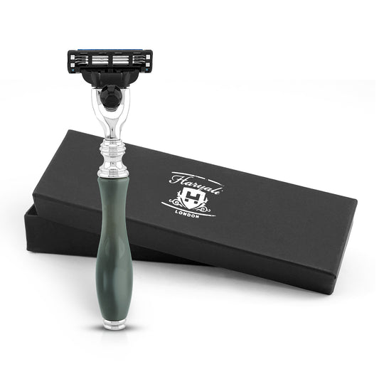 Haryali's 3 Edge Shaving Razor - Grey