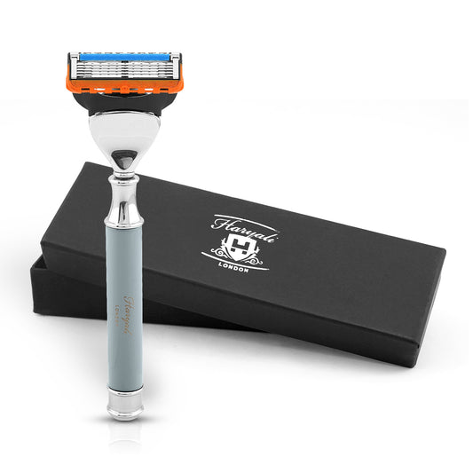 Haryali's Round 5 Edge Shaving Razor - Grey