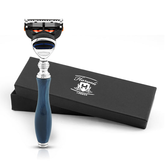 Haryali's 5 Edge Shaving Razor - Blue