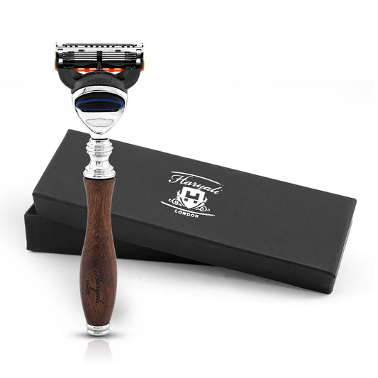 Haryali's Wooden 5 Edge Shaving Razor