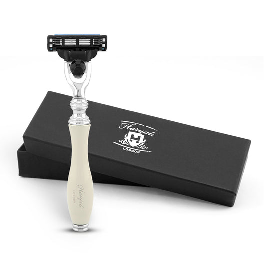 Haryali's 3 Edge Shaving Razor - Ivory