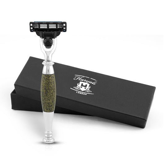 Tandori Antique 3 Edge Shaving Razor - Gold