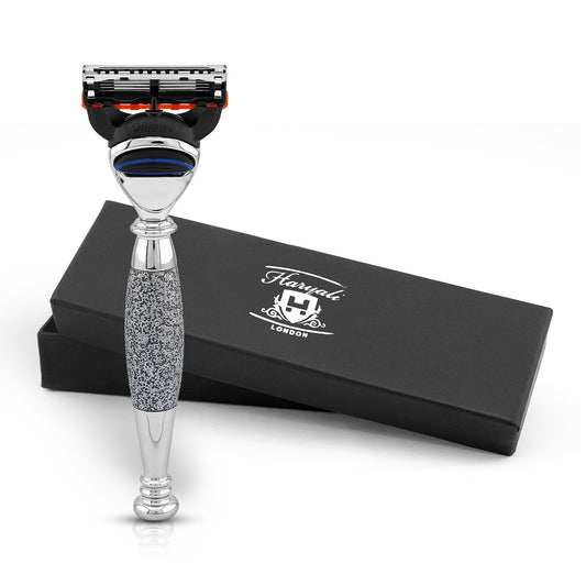 Tandoori Antique 5 Edge Shaving Razor - Silver