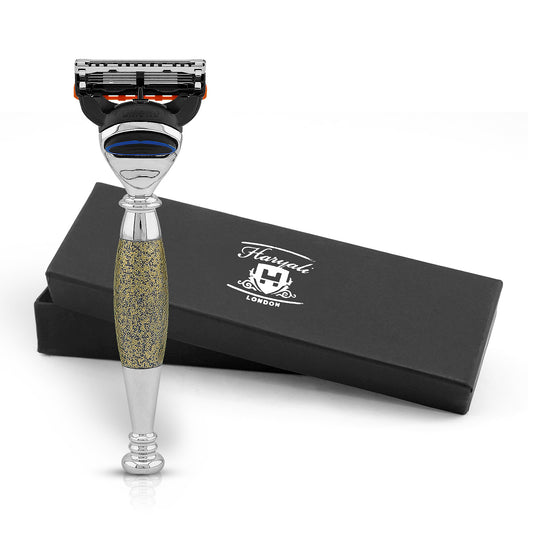 Tandoori Antique 5 Edge Shaving Razor - Gold