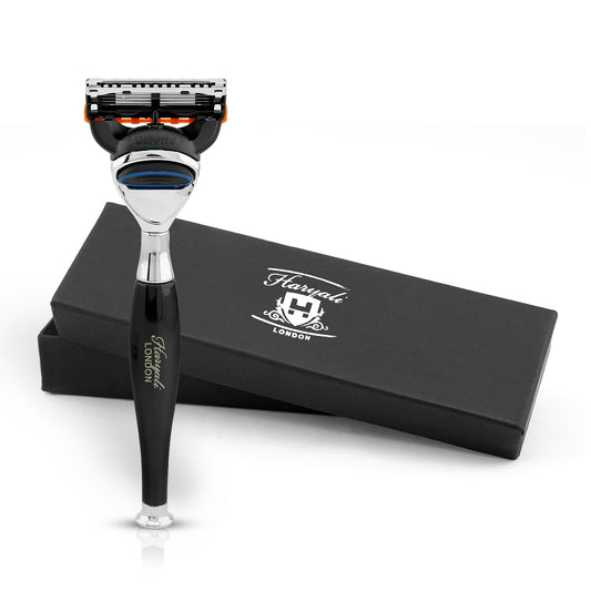 Haryali's Tandoori 5 Edge Shaving Razor - Black Color