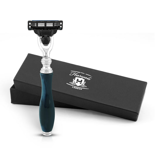 Haryali's 3 Edge Shaving Razor - Blue