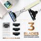 Haryali's Round 3 Edge Shaving Razor Ivory Color