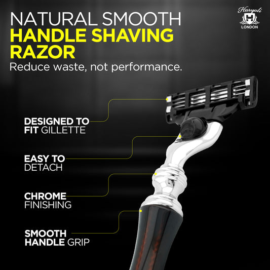 Haryali's 3 Edge Shaving Razor - Black Red