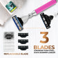 Haryali's Round 3 Edge Shaving Razor - Pink