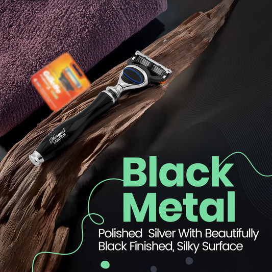 Haryali's Apex 5 Edge Shaving Razor - Black