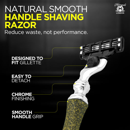 Haryali's Antique 3 Edge Shaving Razor - Gold