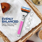 Round 5 Edge Shaving Razor Pink