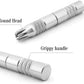 GERMAN Stainless steel Travel Manual Nose Ear Hair Trimmer Operate no Battery Grooming Kit - HARYALI LONDON