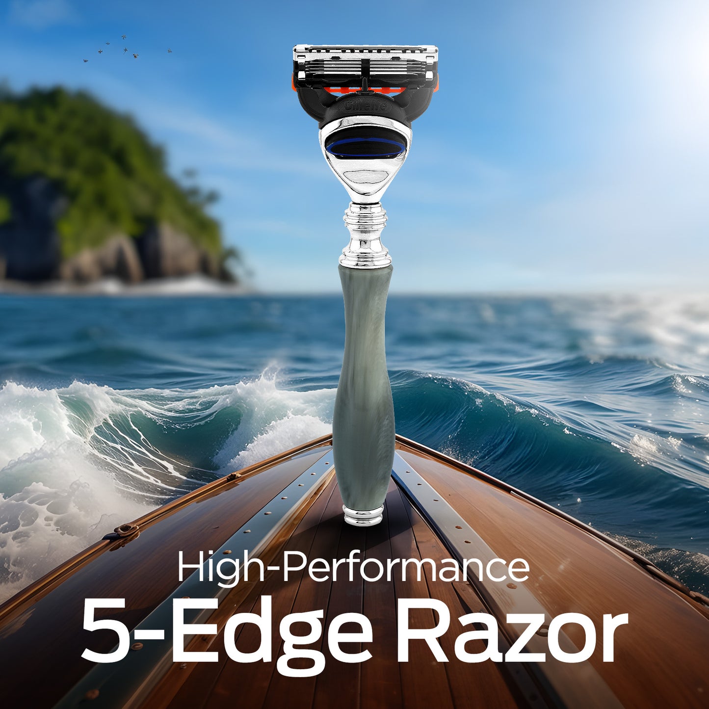 5 Edge Shaving Razor Grey