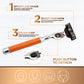 Haryali's Round 3 Edge Shaving Razor - Orange