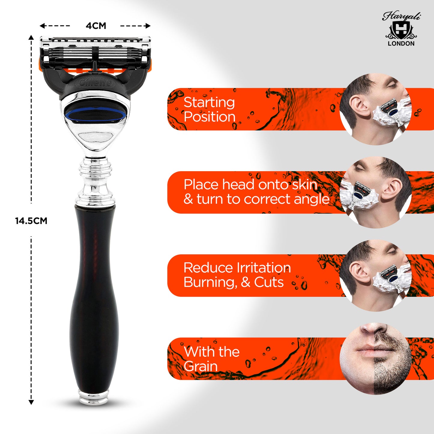 Haryali's Classy 5 Edge Shaving Razor