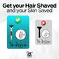 Tandoori 3 Edge Shaving Razor - Buffalo Horn Imitation