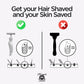Double Edge Razor Stainless Steel Wavy