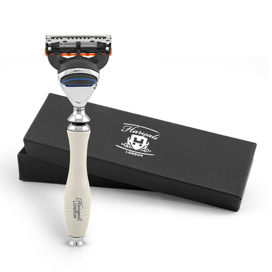 Haryali's Apex 5 Edge Shaving Razor - Ivory