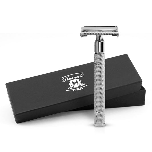 Butterfly Safety Razor Banded Steel Handle