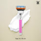 Durable women’s razor for Fusion 5 shaving heads – pink edition