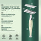 Elegant tandoori safety razor for precise shaving