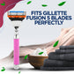 Haryali’s pink round 5 edge shaving razor for smooth wet shave