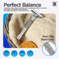 Stainless steel double edge razor for wet shave