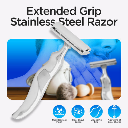 Wavy handle double edge razor UK