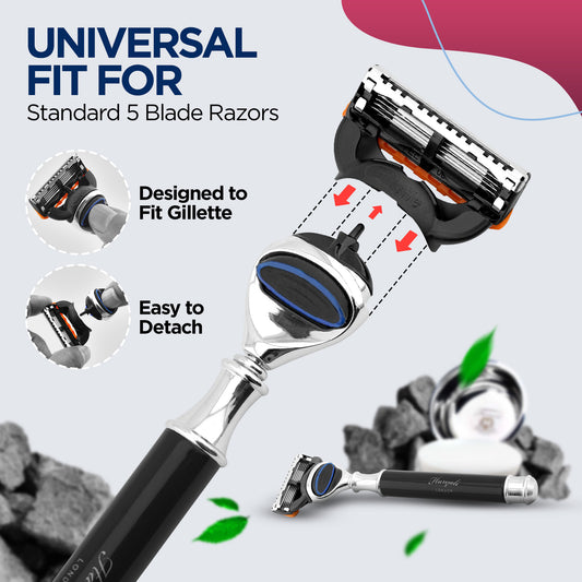 Wet shaving razor with closed comb design