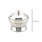 Stainless Steel Shaving Soap Bowl with Lid - HARYALI LONDON