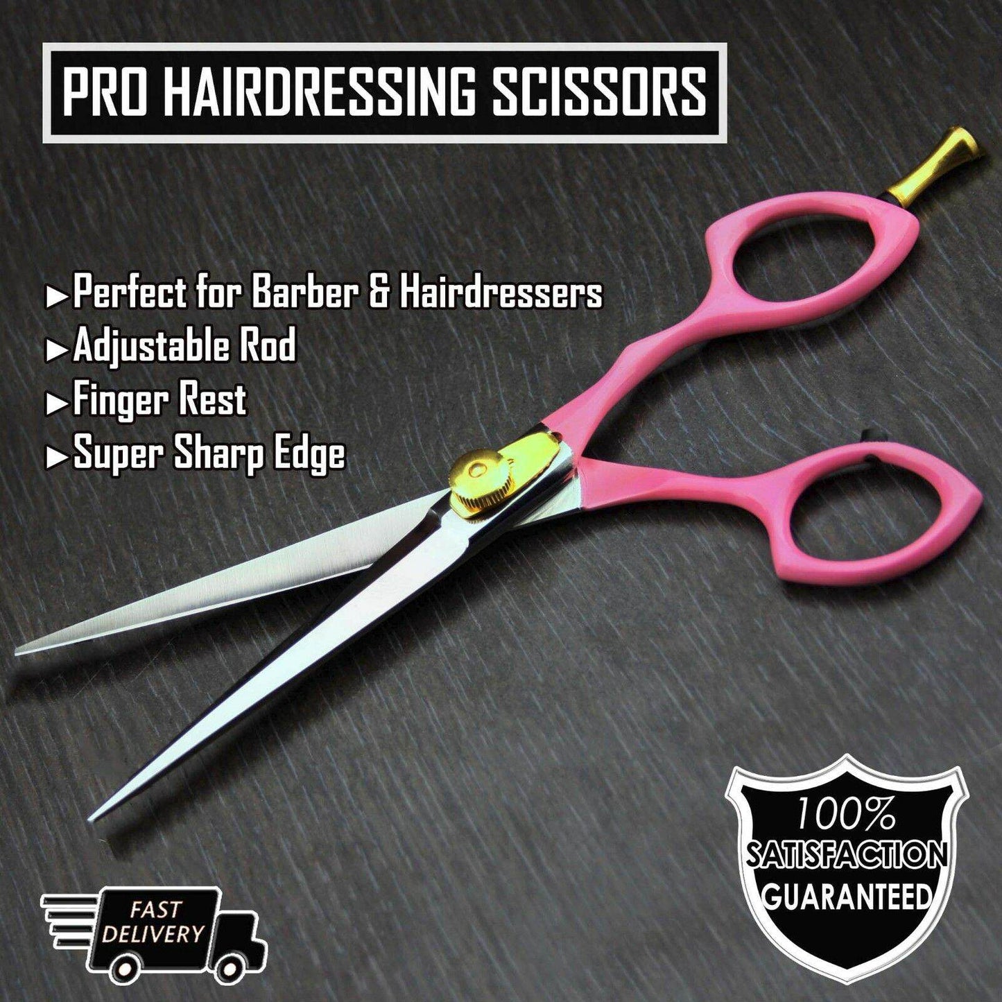 Hairdressing Salon Pink color Scissor - HARYALI LONDON