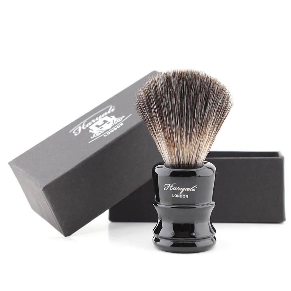 Haryali's Legend Synthetic Black Hair Shaving Brush - HARYALI LONDON